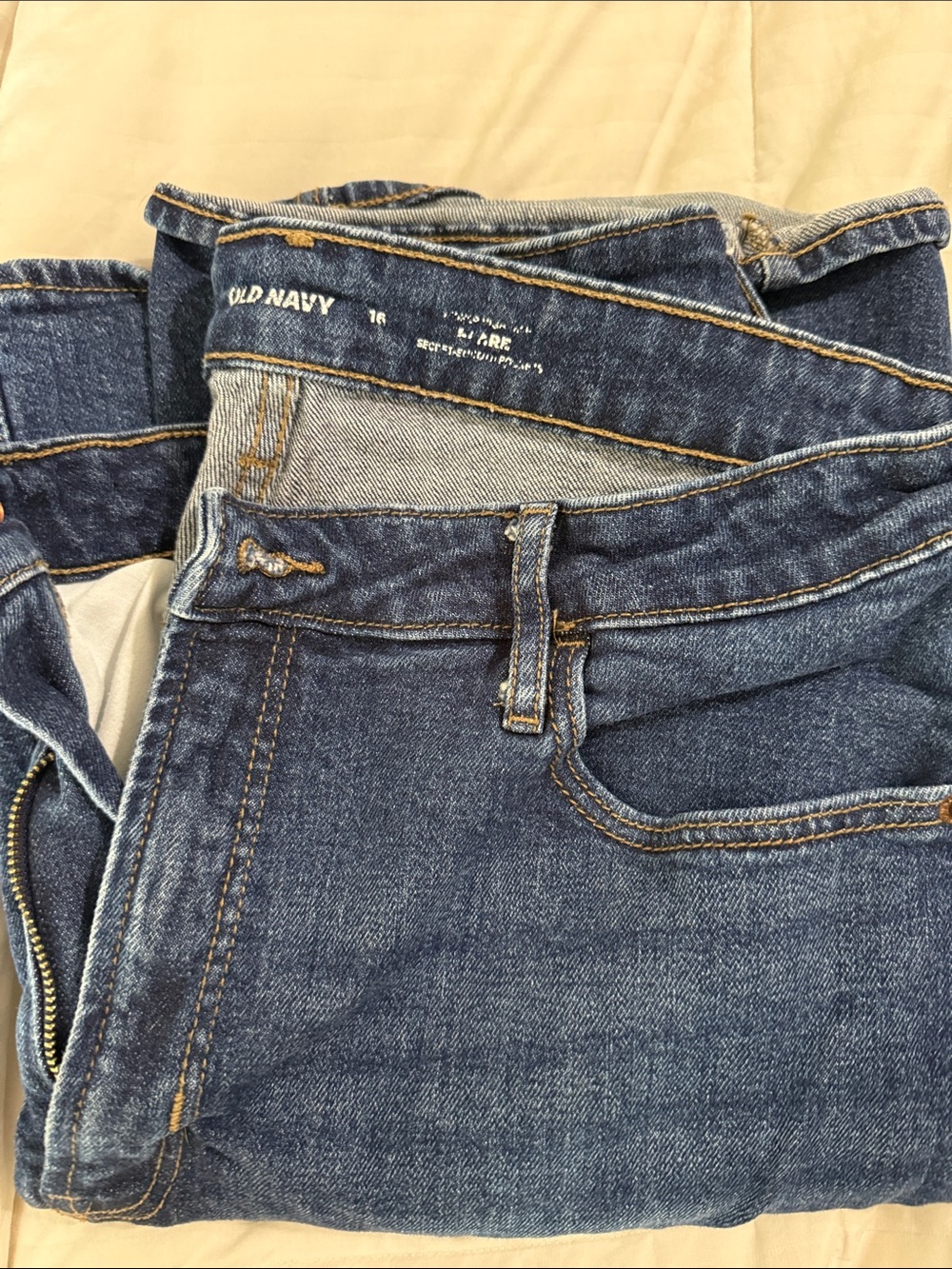 Old Navy Medium Blue High rise flare jeans